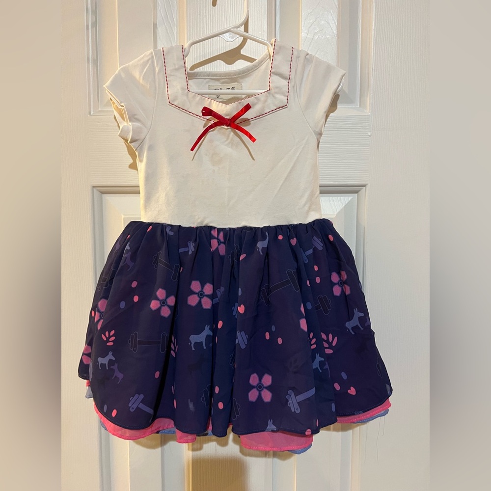 Encanto - Luisa inspired dress by Taylor Joelle in size 2t